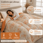 Edredom Malha 100% Algodão Casal Solteiro Queen E King Cobertor Dupla Face Antialérgico Premium Poa
