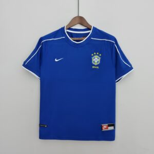 Camisa Seleção Reserva 1998 – Versão Retro – P, Não, Azul