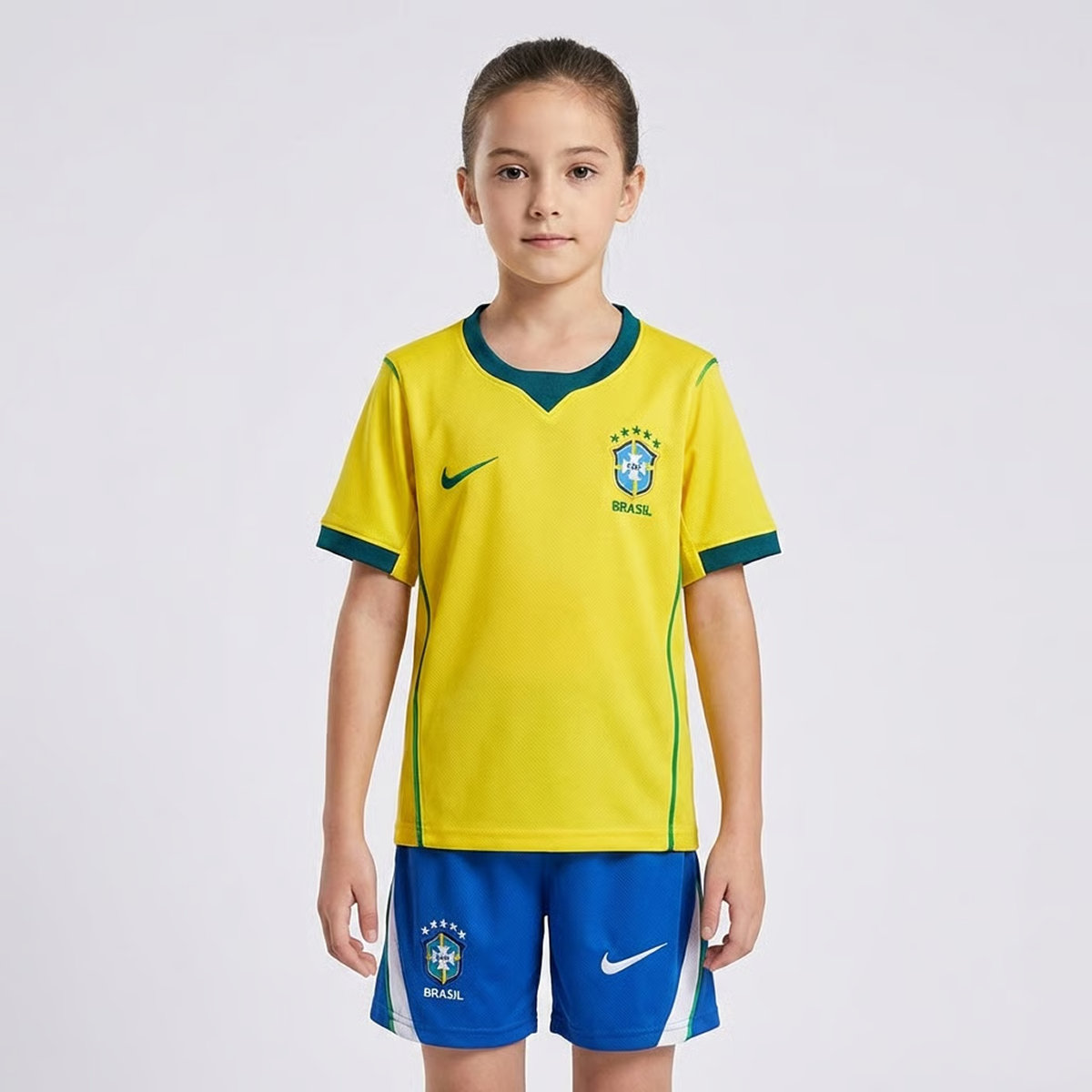 Kit Infantil Feminino Seleção Titular 26/27 – Copa do Mundo – 3-4 anos, Não