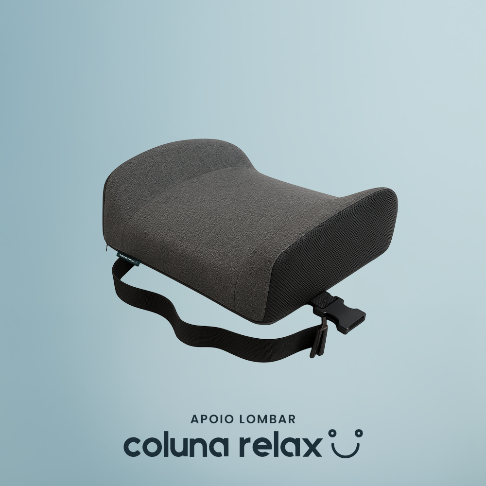 Apoio Lombar Coluna Relax – Cinza