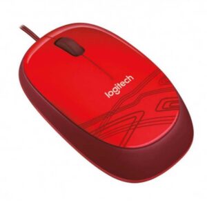 Mouse Logitech M105 Com Fio USB 1000 DPI – Vermelho