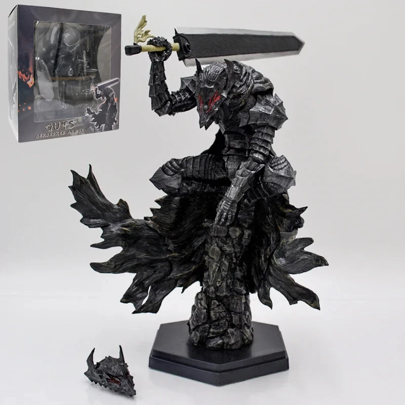 Figura de Anime Berserk Guts de 36cm, Figura de Ação com Armadura Berserker, Modelo Colecionável Zodd/Cavaleiro da Morte – 23cm With Retail Box