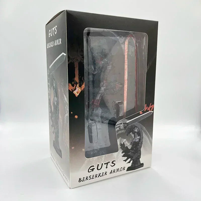 Figura de Anime Berserk Guts de 36cm, Figura de Ação com Armadura Berserker, Modelo Colecionável Zodd/Cavaleiro da Morte – 25cm With Retail Box
