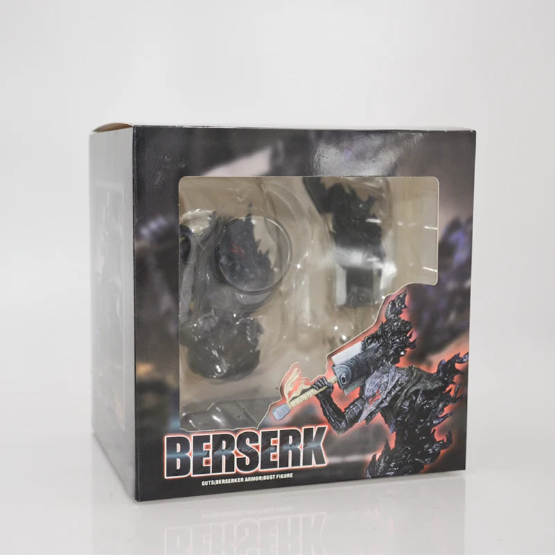 Figura de Anime Berserk Guts de 36cm, Figura de Ação com Armadura Berserker, Modelo Colecionável Zodd/Cavaleiro da Morte – 12cm With Retail Box
