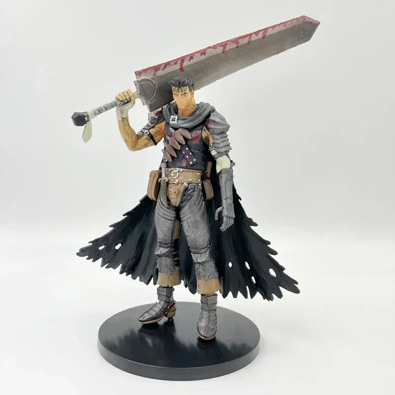 Figura de Anime Berserk Guts de 36cm, Figura de Ação com Armadura Berserker, Modelo Colecionável Zodd/Cavaleiro da Morte – 21cm No Retail Box