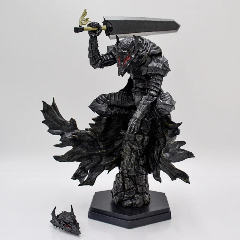 Figura de Anime Berserk Guts de 36cm, Figura de Ação com Armadura Berserker, Modelo Colecionável Zodd/Cavaleiro da Morte – 23cm No Retail Box