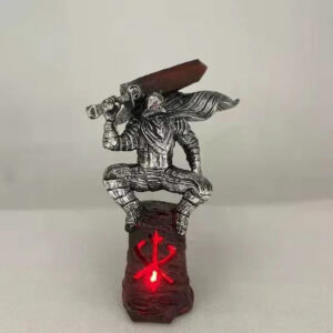 Figura de Anime Berserk Guts de 36cm, Figura de Ação com Armadura Berserker, Modelo Colecionável Zodd/Cavaleiro da Morte – 16cm No Retail Box