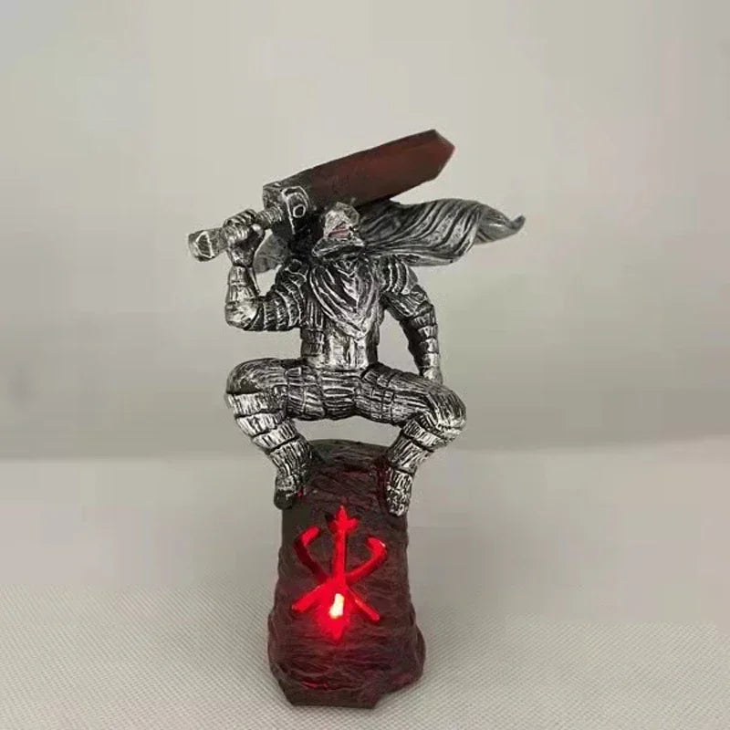 Figura de Anime Berserk Guts de 36cm, Figura de Ação com Armadura Berserker, Modelo Colecionável Zodd/Cavaleiro da Morte – 16cm No Retail Box
