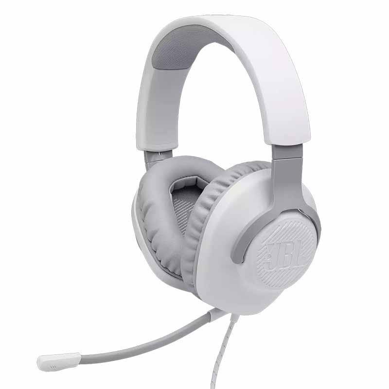 Headset Gamer JBL Quantum 100 Drivers 40mm – Branco