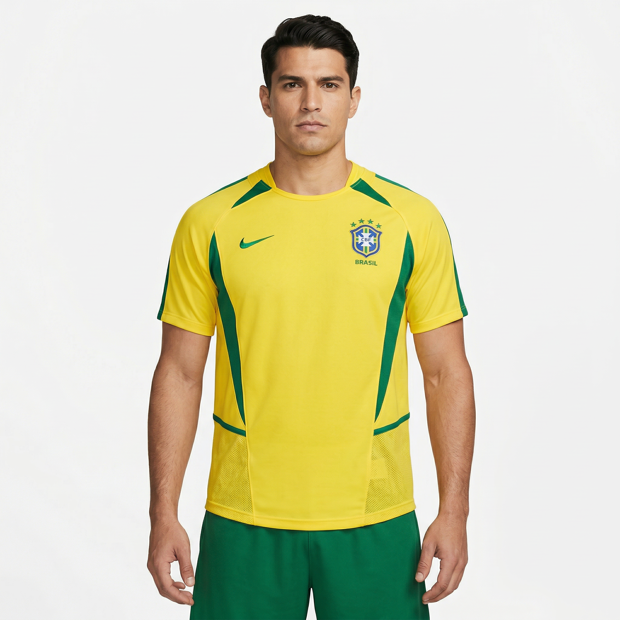 Camisa Seleção Titular 2002- Versão Retro – P, Não