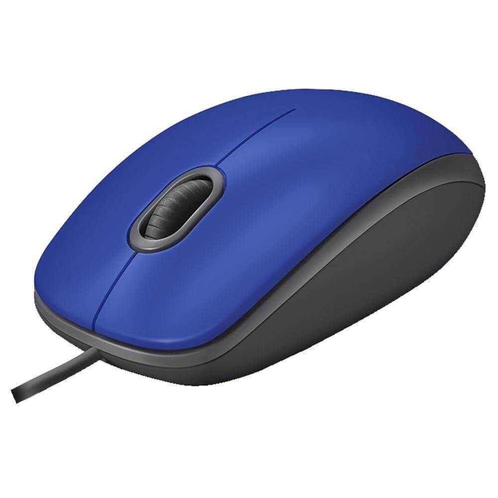 Mouse Logitech M110 Silent com Clique Silencioso – Azul